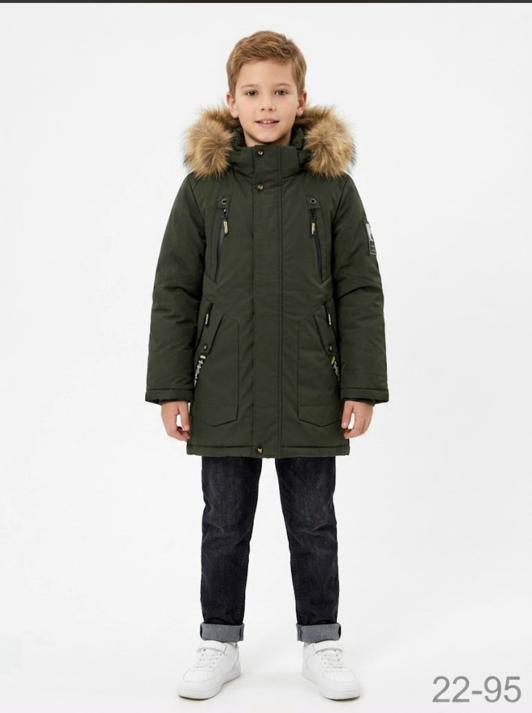 зимняя куртка для мальчика,парка детская kisu w24-10502 черный,куртка для мальчика,зимняя парка для мальчика,куртка зимняя детская