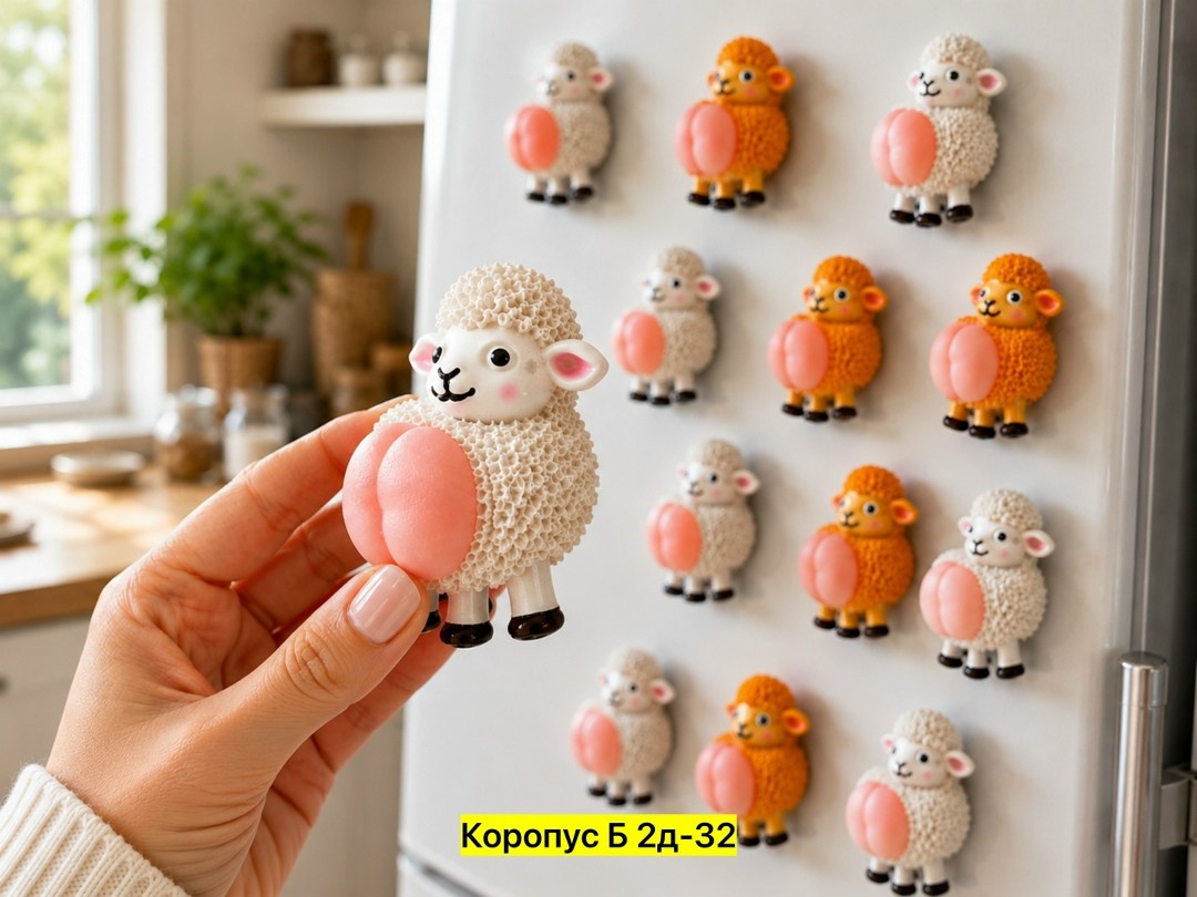 игрушка,антистресс магнит,фигурка овца,антистресс магнитики,барашек игрушка