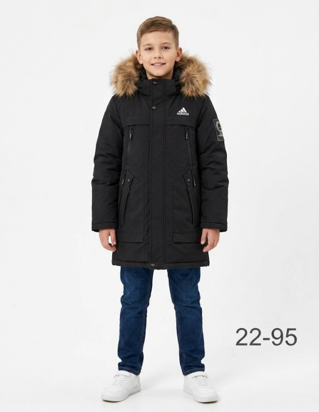 зимняя куртка для мальчика,парка детская kisu w24-10502 черный,куртка для мальчика,зимняя парка для мальчика,куртка зимняя детская