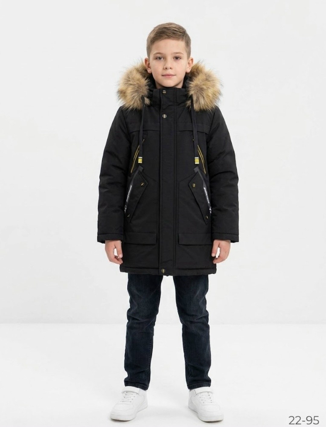 зимняя куртка для мальчика,парка детская kisu w24-10502 черный,куртка для мальчика,зимняя парка для мальчика,куртка зимняя детская