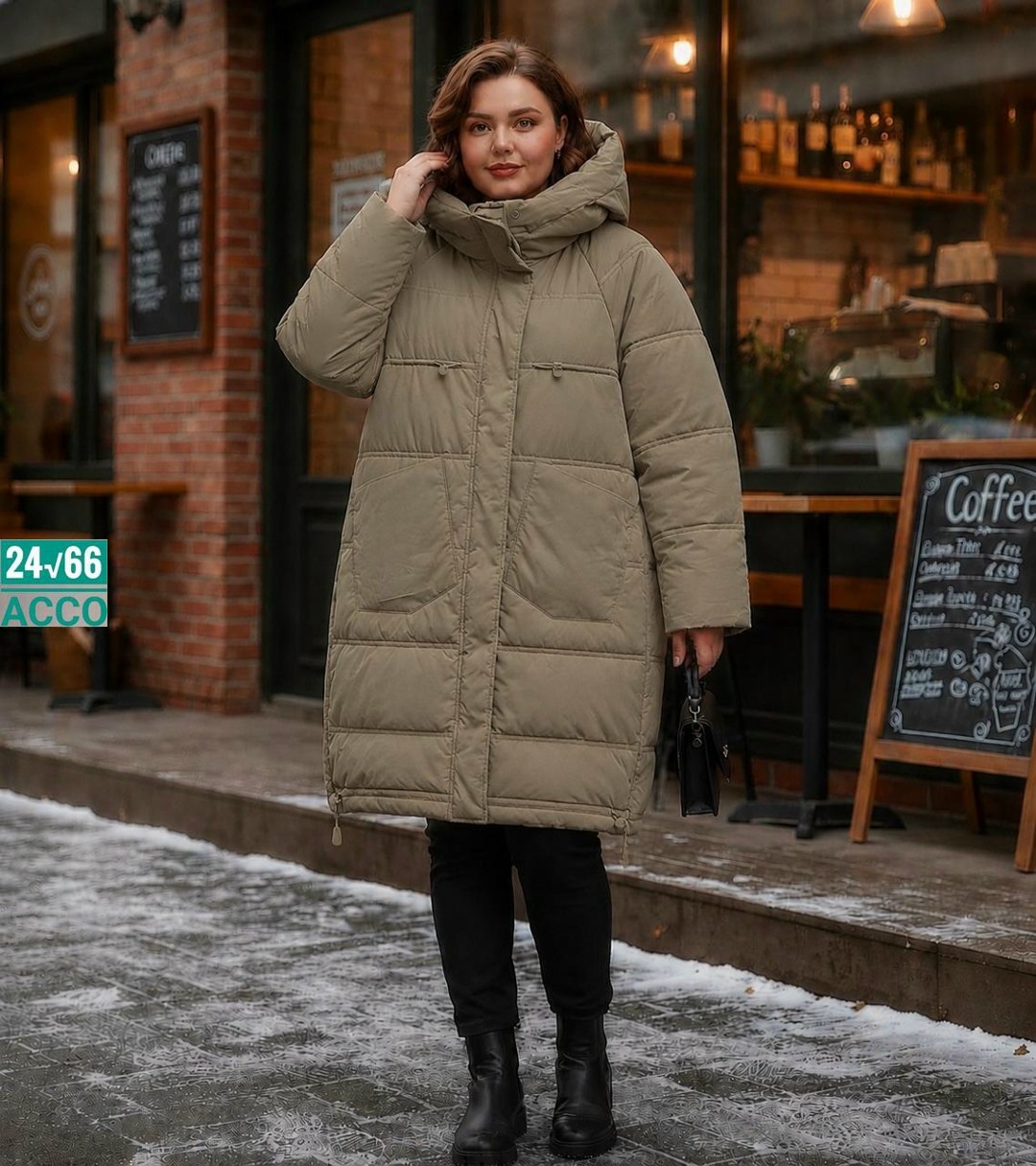 зимний пуховик длинный с капюшоном reg&life,куртка оверсайз зимняя,пуховик,оверсайз пуховик,пуховик женский