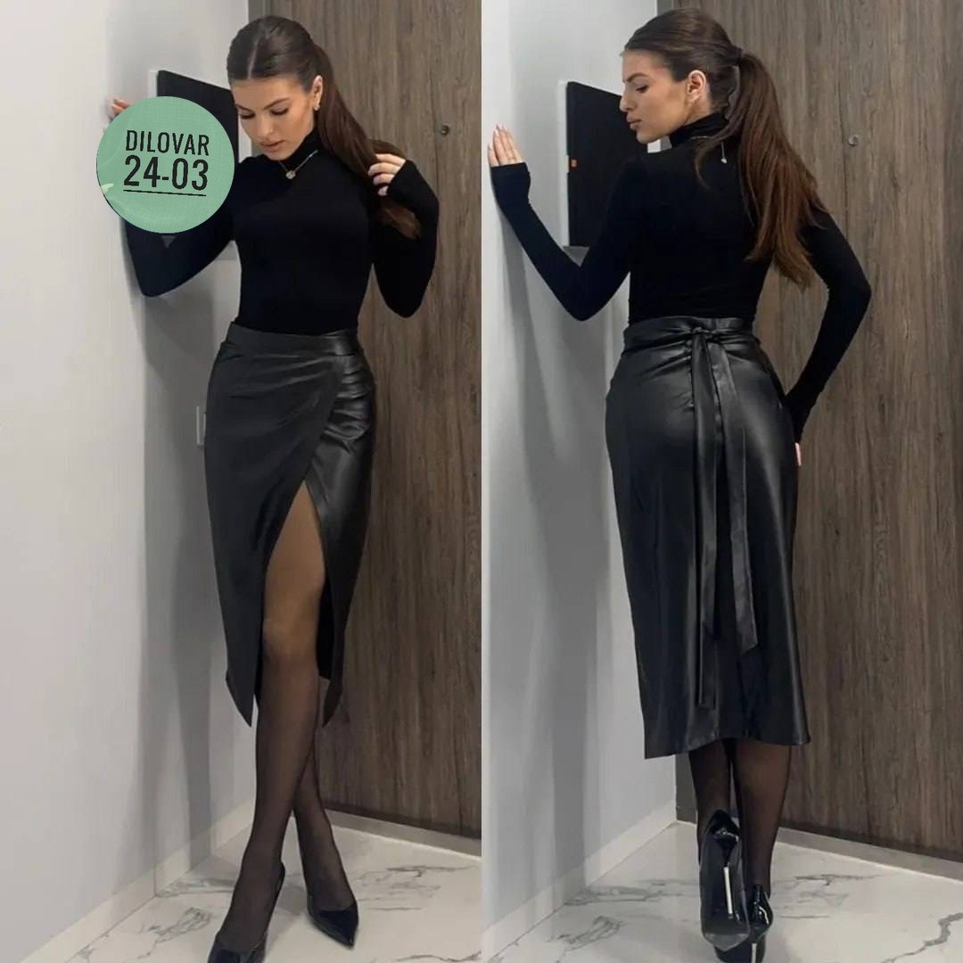 юбка из экокожи,кожаная юбка,юбка женская из эко кожи,кожаная юбка миди,юбка