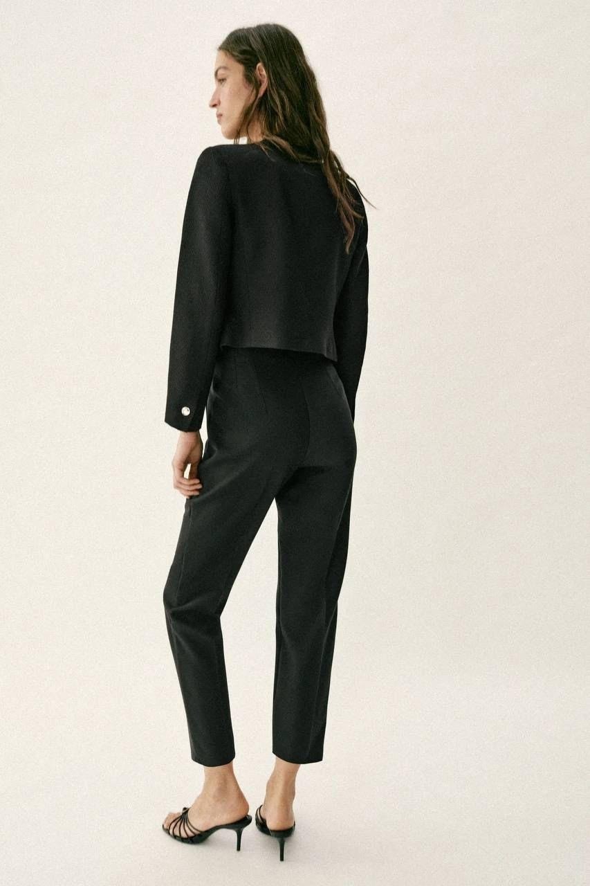 zara брюки с высокой посадкой,брюки с высокой посадкой,классические брюки,брюки женские,прямые брюки