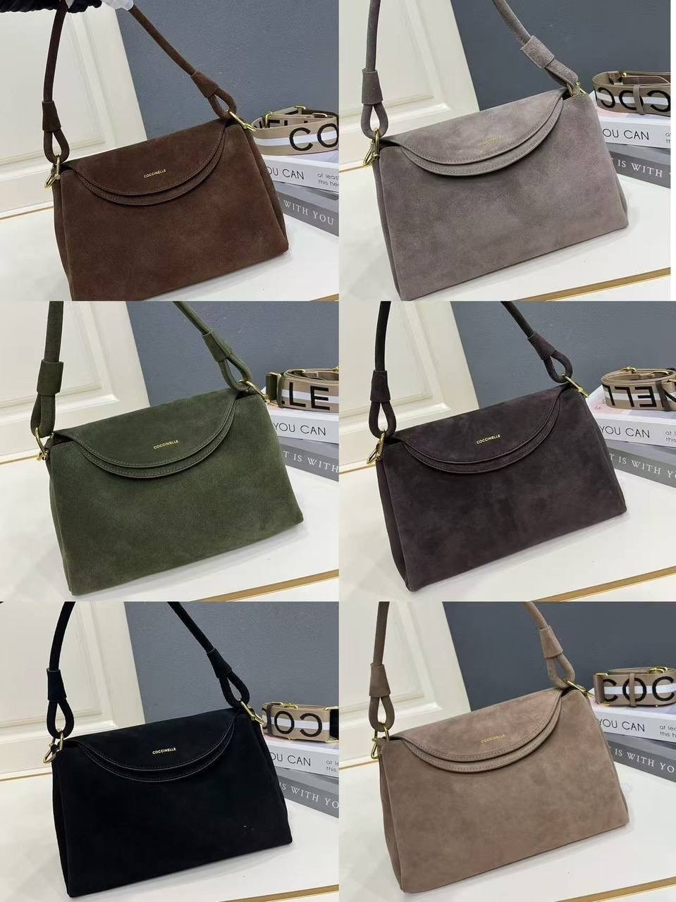 сумка coccinelli натуральная замша 25 × 16 × 6 см,сумка coccinelle,сумка coccinelle натуральная замша,женская сумка в стиле coccinelle замша натуральная+ кожа натуральная,coccinelle сумка сэтчел liya