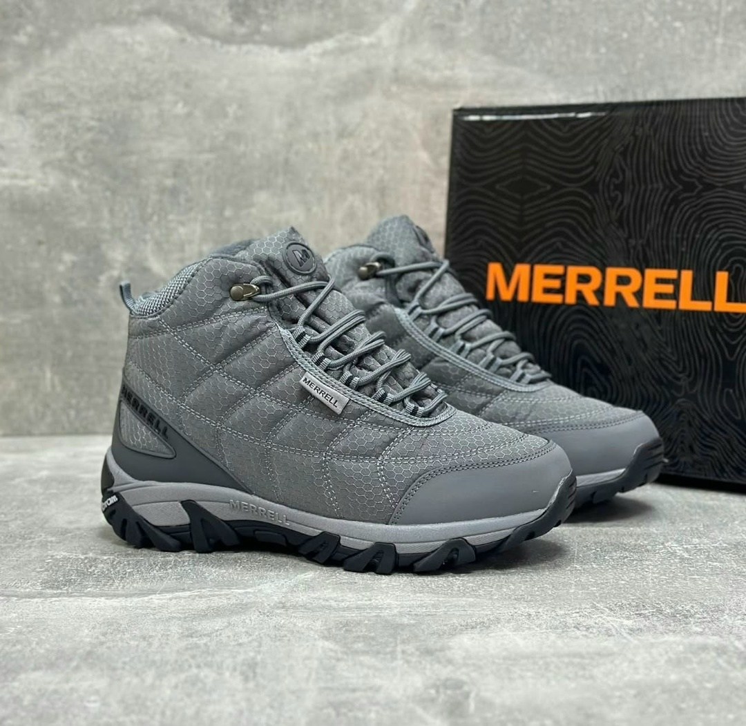 зимние ботинки merrell,зимние ботинки merrell textile grey,кроссовки мужские merrell,мужские зимние кроссовки merrell,кроссовки merrell зимние