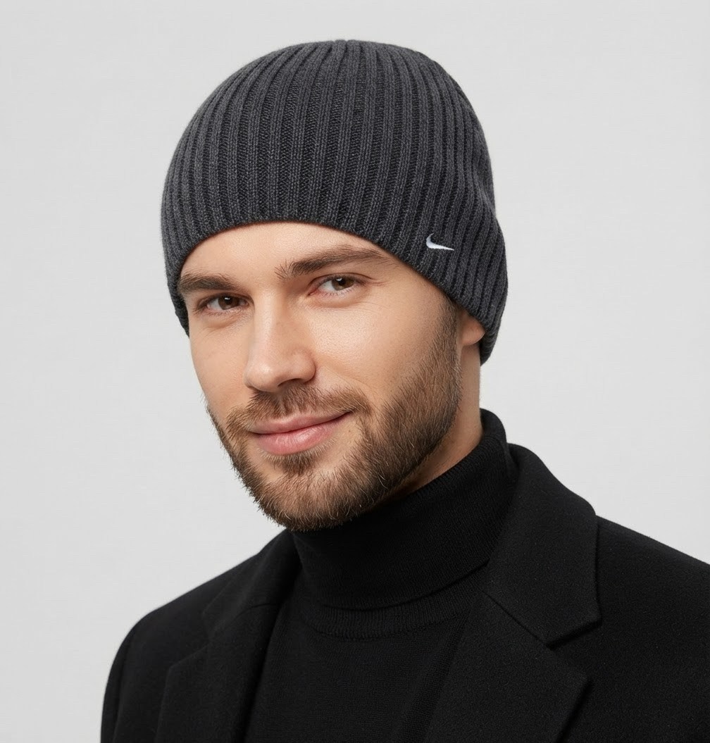 шапка nike,шапка бини,шапки спортивные,шапка,шапка мужская
