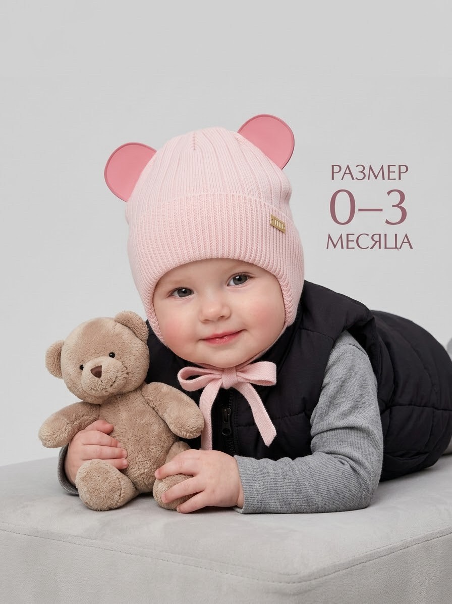 шапка для новорожденного,шапочка для новорожденного,шапка для детей,шапка для малыша,шапочка с ушками для новорожденных