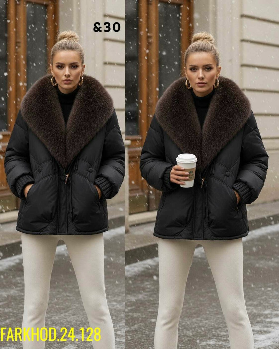куртка зимняя женская,пуховик куртка удлиненная с капюшоном xaski luxe,женский пуховик,пуховики с мехом,короткий пуховик