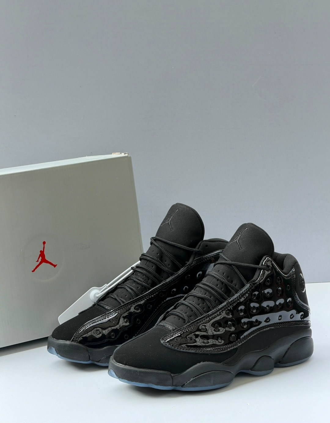 кроссовки air jordan 13 retro cap and gown черный,jordan 13 black patent leather,кроссовки air jordan 13 retro gs cap and gown черный,кроссовки,air jordan retro 13