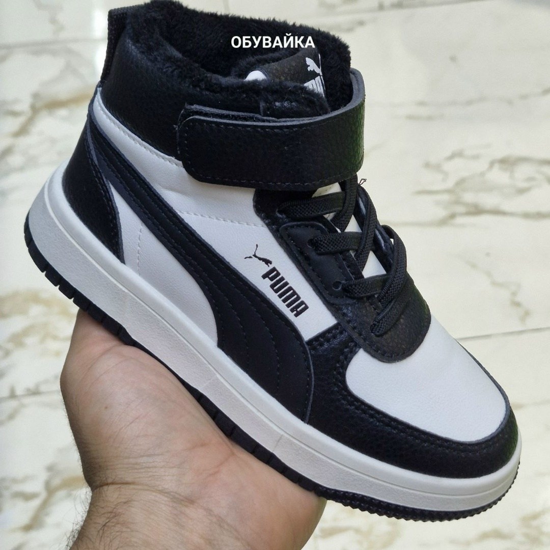 ,кроссовки puma,puma rebound joy,высокие молодежные кроссовки puma rebound joy для мальчиков,кроссовки puma rebound