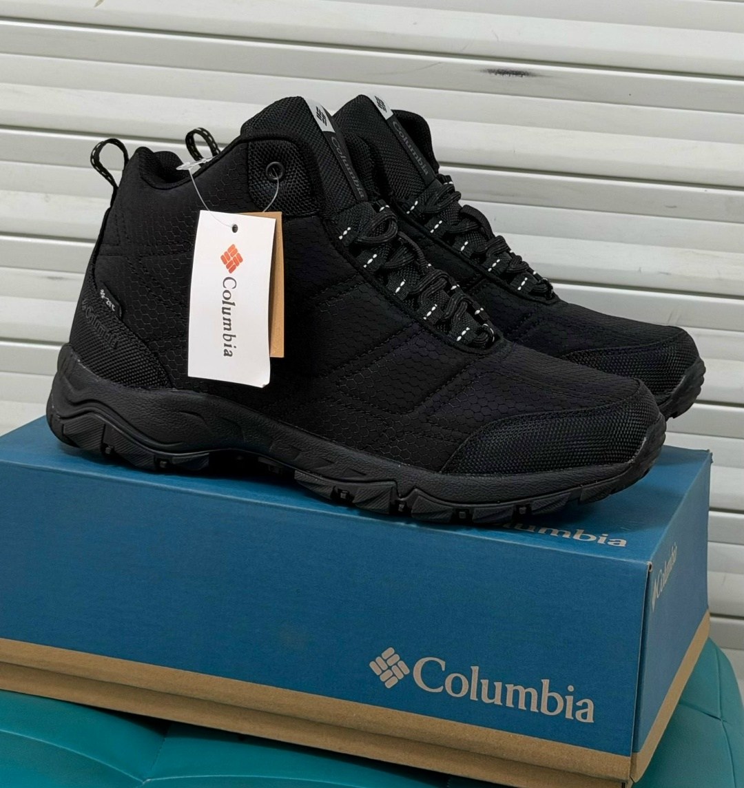 зимние ботинки columbia firecamp,зимние ботинки columbia,кроссовки зимние columbia высокие мужские чёрные,мужские зимние кроссовки columbia,ботинки columbia