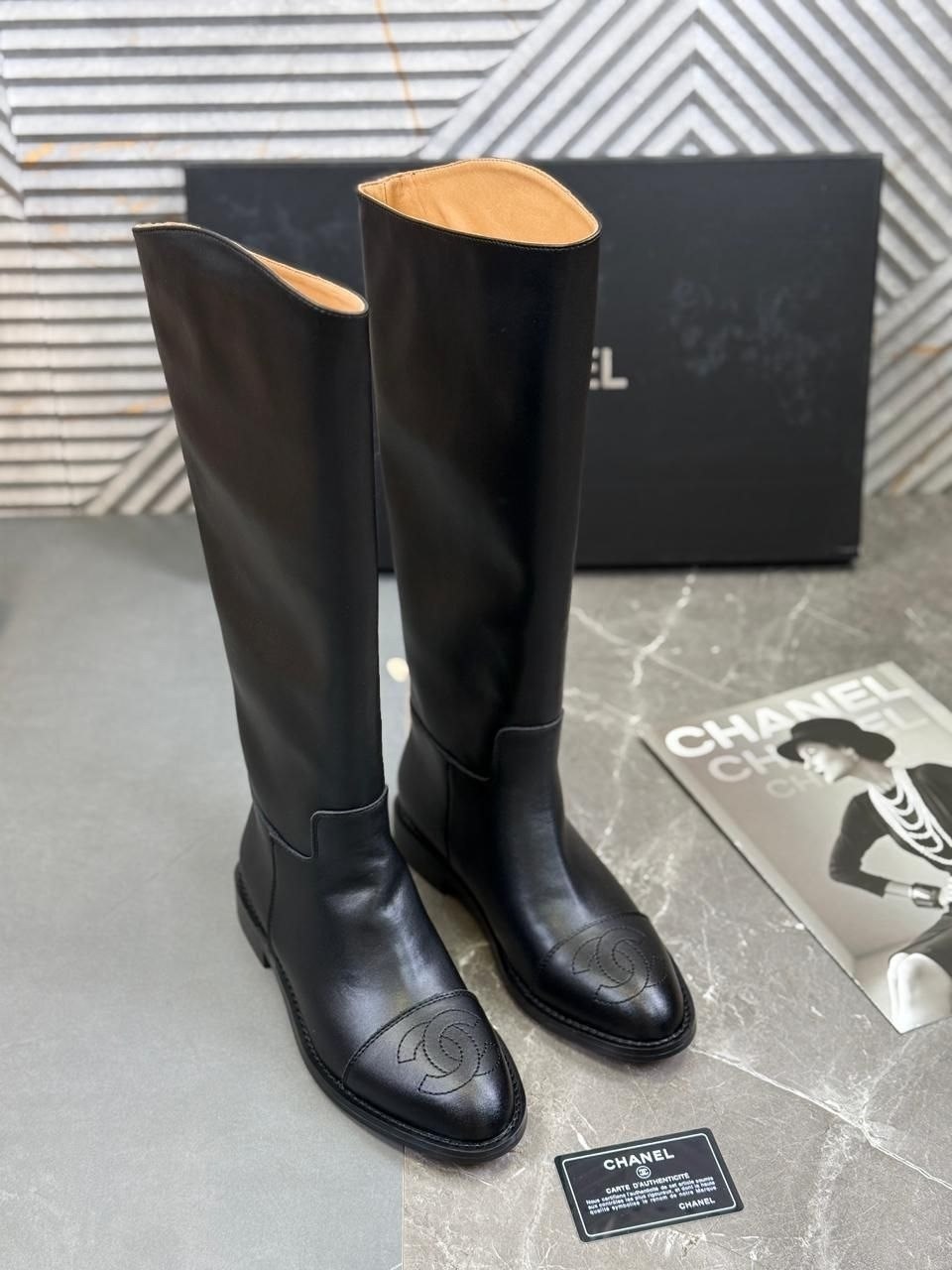 сапоги chanel,сапоги шанель,женские сапоги,кожаные сапоги,сапоги