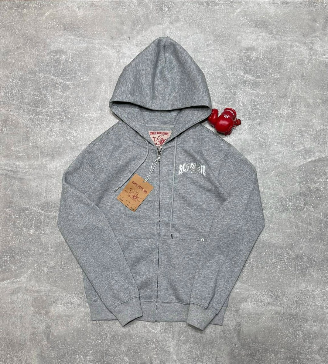толстовка,мужская толстовка,толстовка supreme small box drawcord zip up hooded sweatshirt heather grey,толстовкa на молнии с капюшоном,толстовка supreme