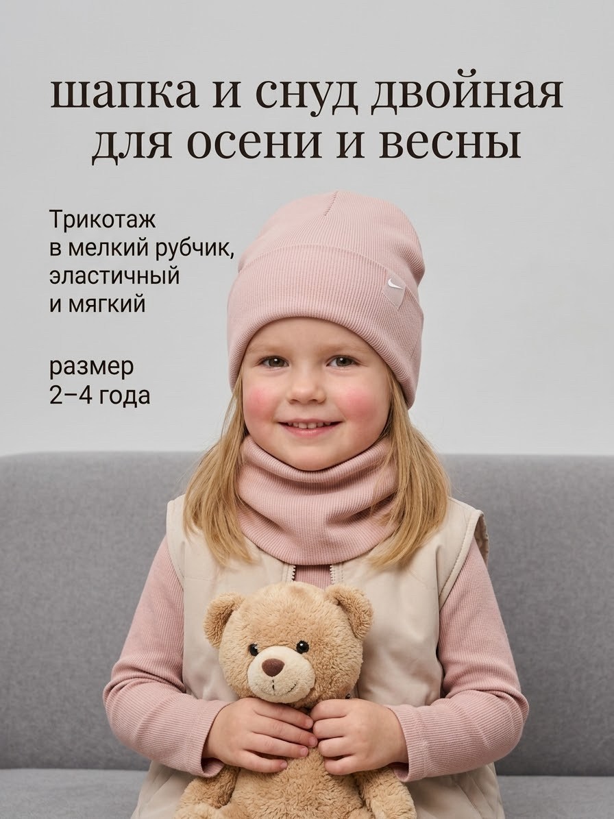 шапка снуд для девочки,комплект шапка снуд,шапка для девочки весна и снуд,шапка и снуд для детей,шапка снуд