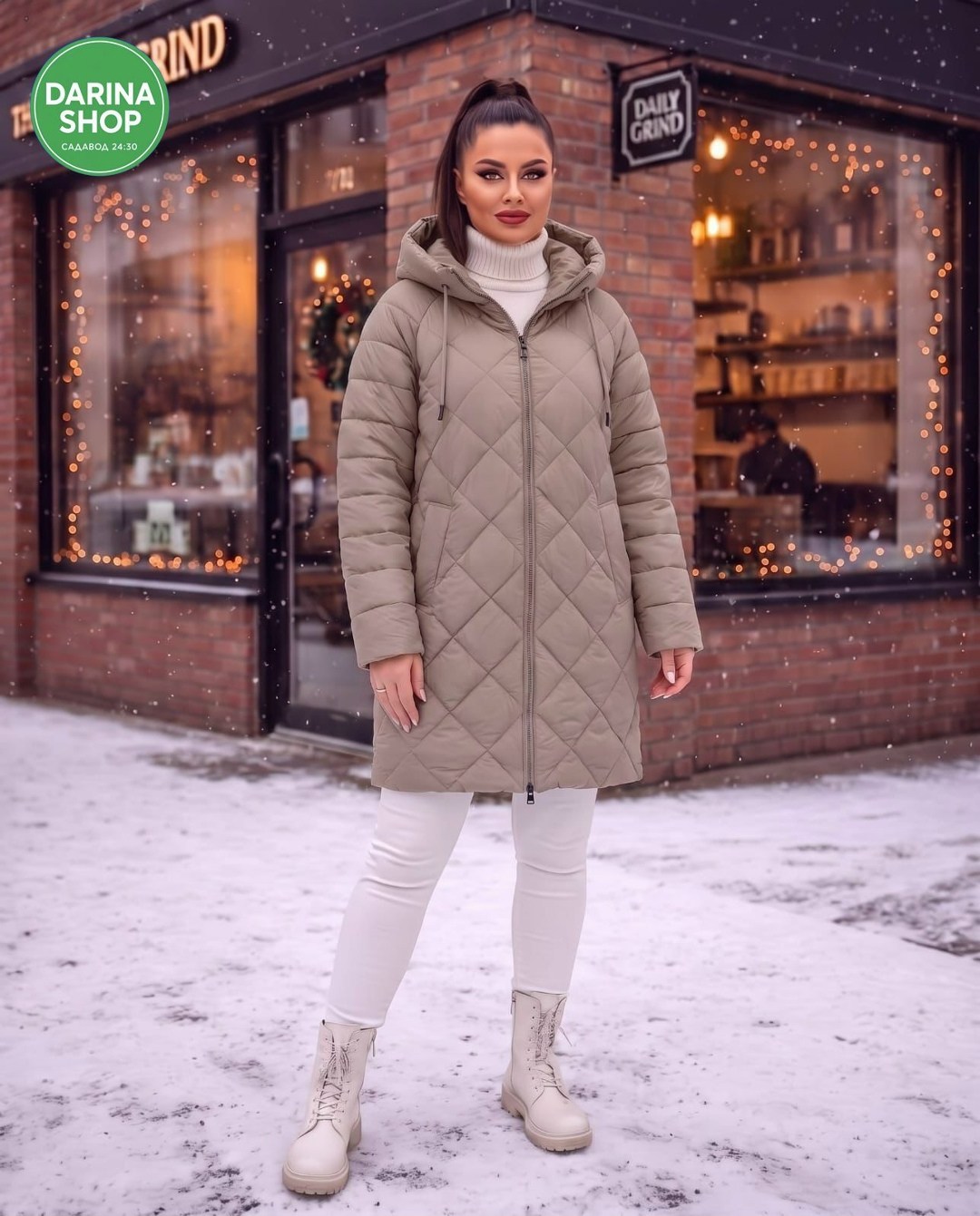 куртка женская зимняя,пуховик зимний женский,удлиненная куртка,куртка женская бежевая,куртка стильная