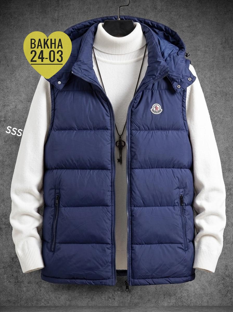 жилетка moncler,жилетка монклер мужская,жилет мужской,жилетка монклер мужская синяя,безрукавка мужская