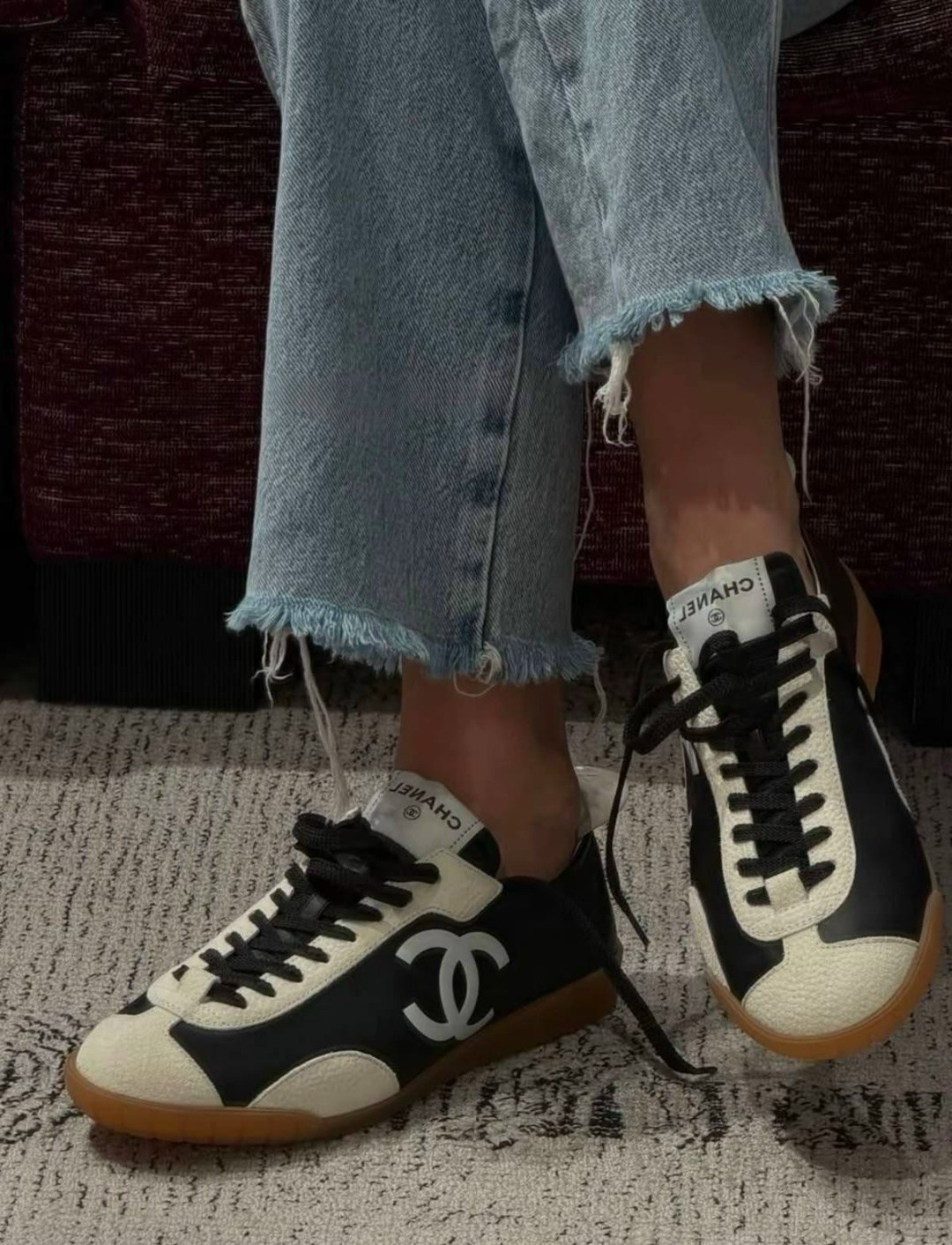 кроссовки chanel,кроссовки женские chanel,кеды женские chanel,женские кроссовки,стильные кроссовки