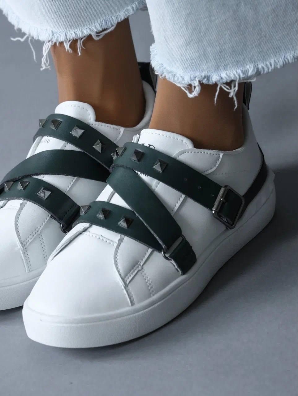 , женская,кроссовки с ремешками, модная,кеды valentino