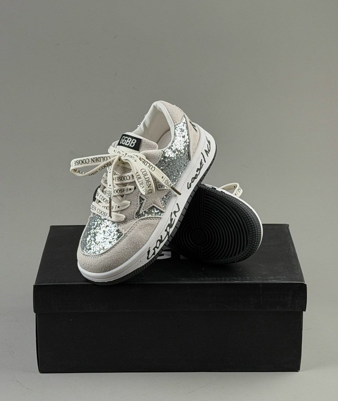 golden goose кеды блестящие,golden goose кеды glitter,golden goose hi star silver glitter,,golden goose sneakers silver metallic glitter