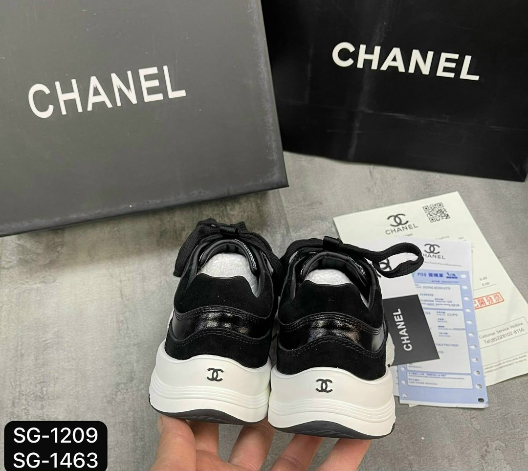 кроссовки chanel chanel кроссовки chanel,chanel кроссовки,женские кроссовки chanel,chanel женские кожаные кроссовки chanel premium black,женские брендовые кожаные кроссовки chanel premium