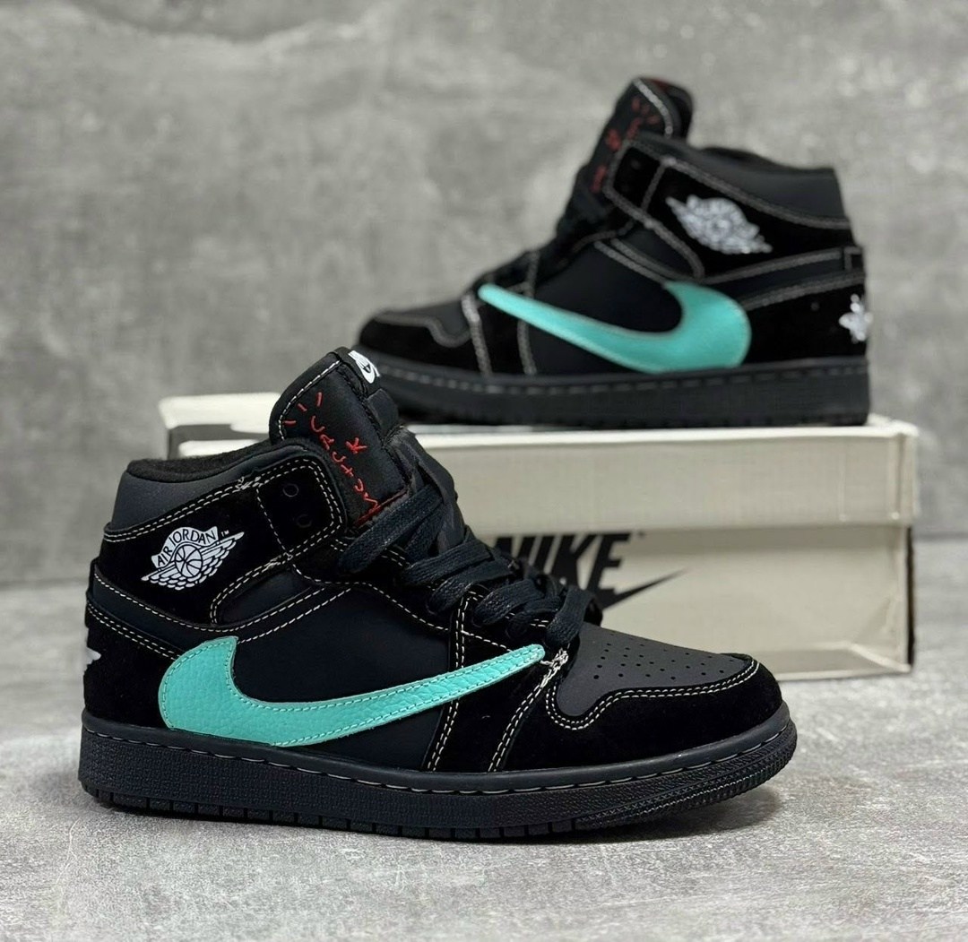 кроссовки nike air jordan 1 x travis scott,мужской кроссовки,кроссовки nike air jordan 1,кроссовки,nike air jordan 1
