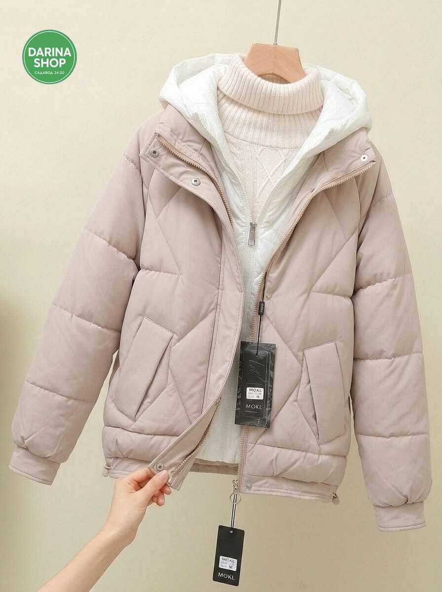 куртка женская (демисезонная) fofo shop 238,куртка женская демисезонная,женская куртка,зимние куртки,коричневая куртка женская зимняя