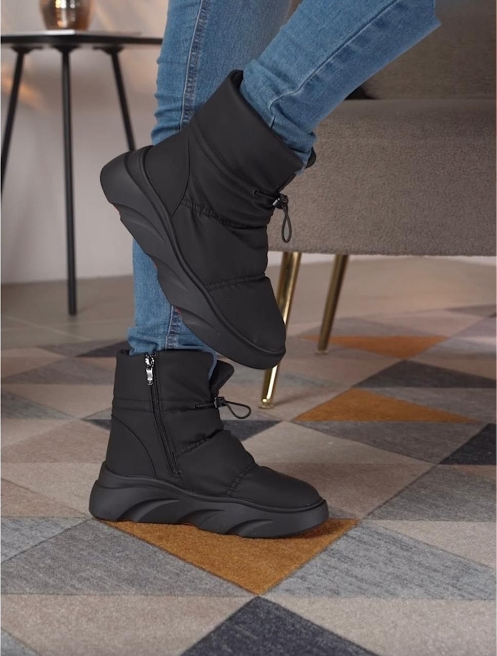 дутики женские,дутики короткие зимние royallino moda 252033595,дутики женские зимние,дутики,женские дутики зима f1986-5 темно-серые