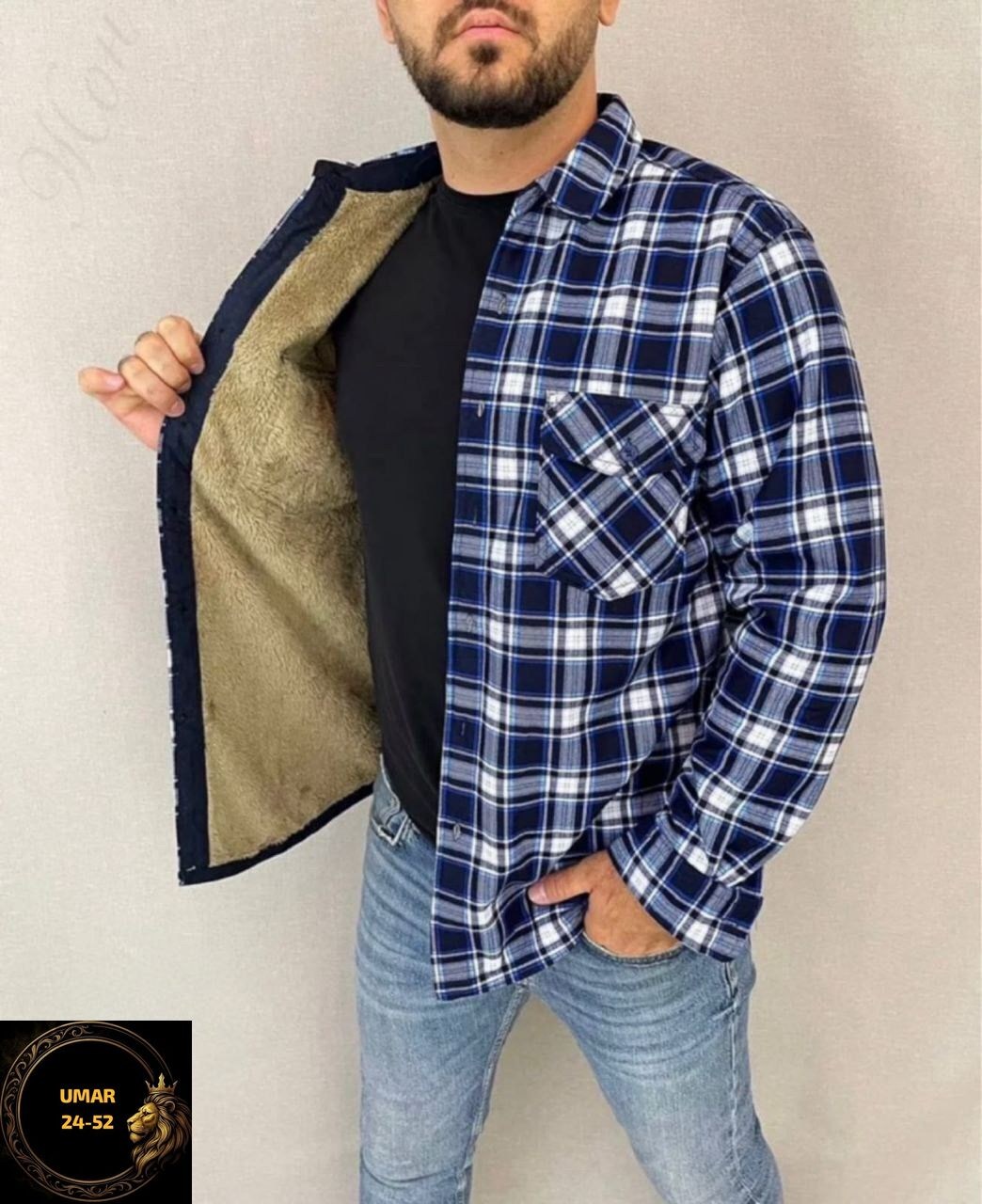 рубашка теплая на флисе,рубашка в клетку теплая h&h fashion,мужская клетчатая рубашка,рубашка теплая мужская,рубашка на меху