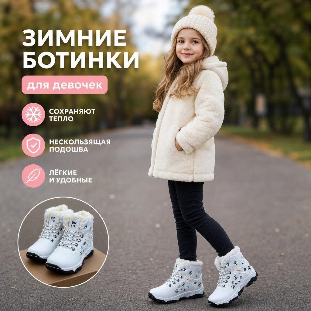 зимние ботинки для девочек,зимние сапоги для девочек,детские зимние ботинки,зимние ботинки,дутики зимние для девочек