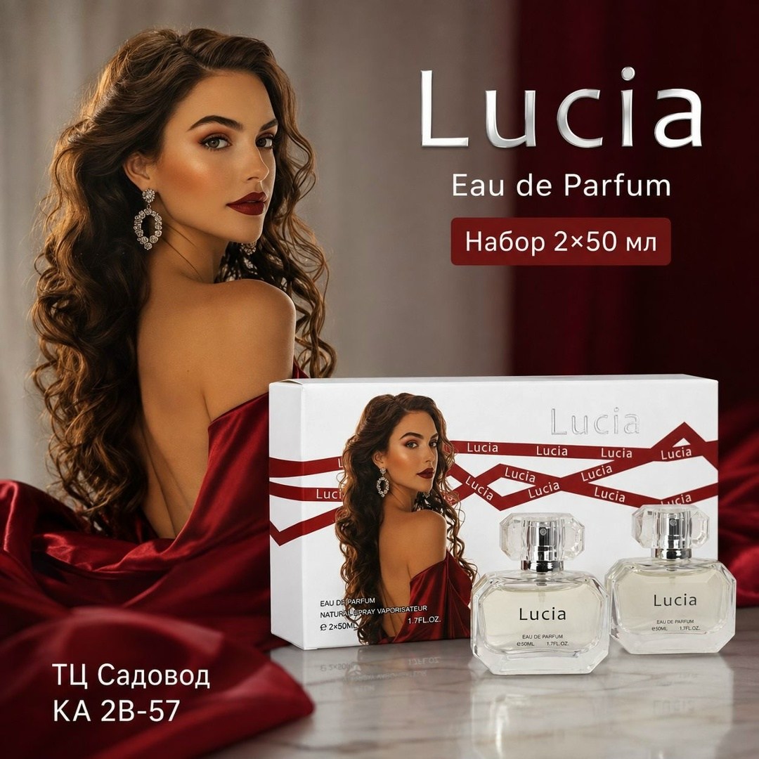 lucia eau de parfum для женщин 50 мл,lucia туалетная вода lucia,духи lucia 50 мл,парфюмерная вода lucia 50 мл,набор духи