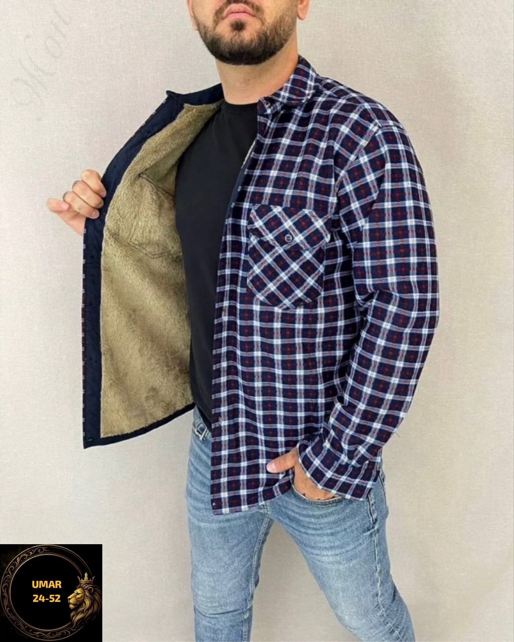 рубашка теплая на флисе,рубашка в клетку теплая h&h fashion,мужская клетчатая рубашка,рубашка теплая мужская,рубашка на меху