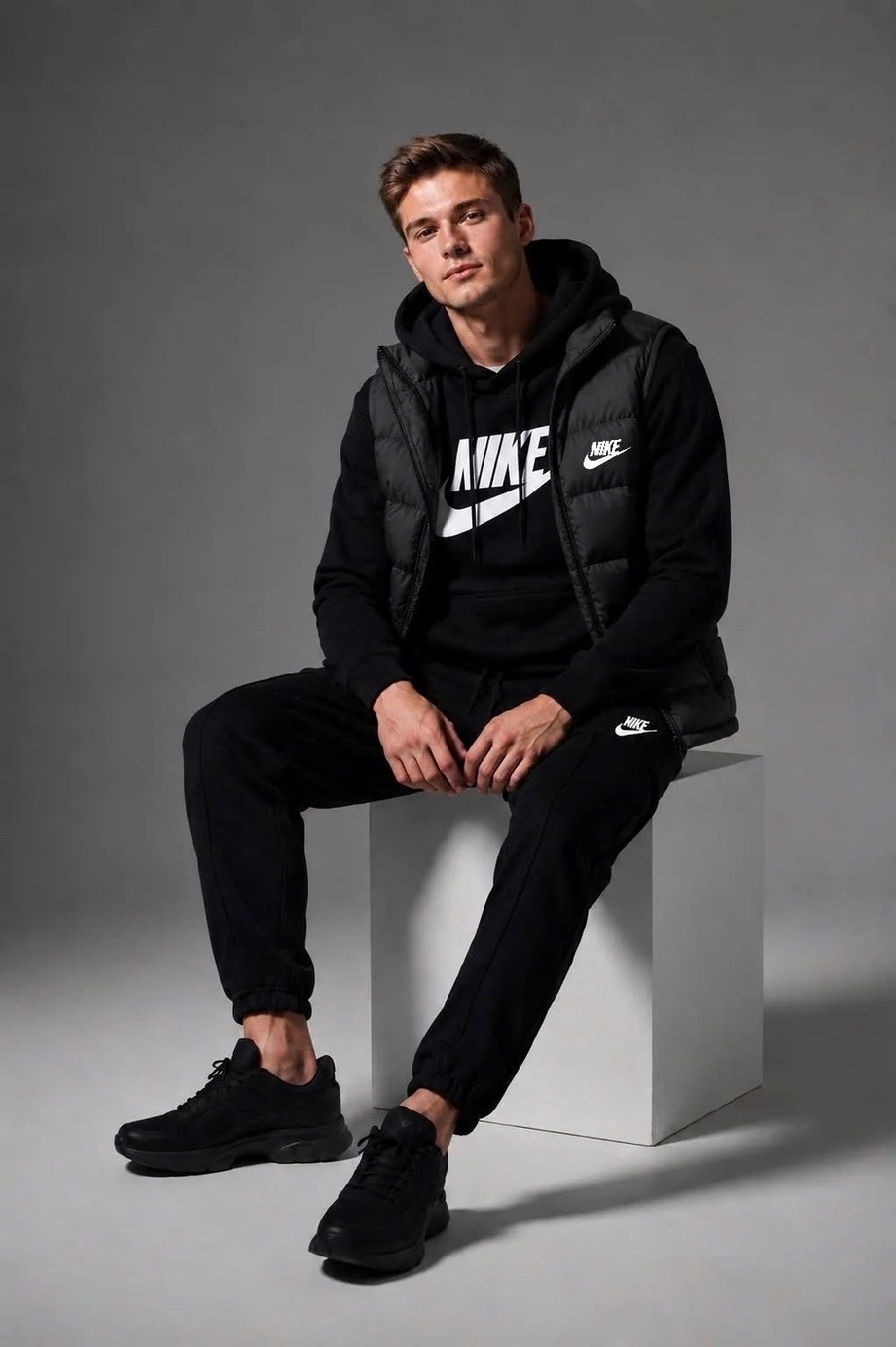 спортивные костюмы nike,спортивный костюм мужской,мужской спортивный костюм nike,спортивный костюм тройка nike,мужской спортивный костюм с жилеткой