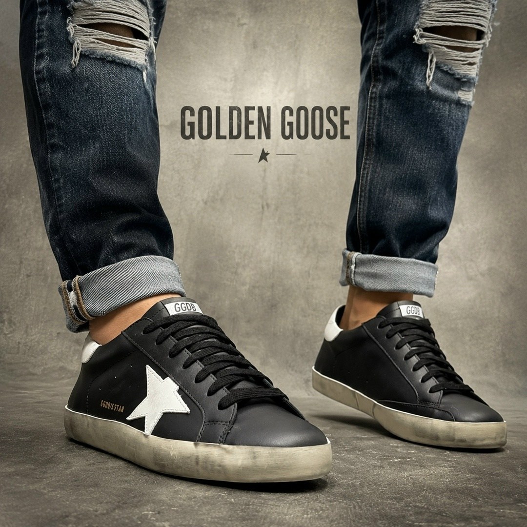 кроссовки golden goose superstar distressed black silver,golden goose deluxe brand черные кожаные кеды superstar с белой звездой,golden goose superstar кеды мужские,кроссовки golden goose super-star с