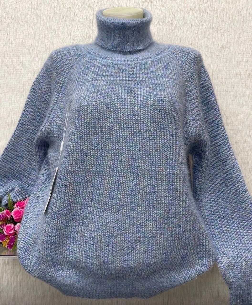 кофта из ангоры,мохеровая кофта,кофта теплая,свитер женский вязаный,женский вязаный свитер теплый