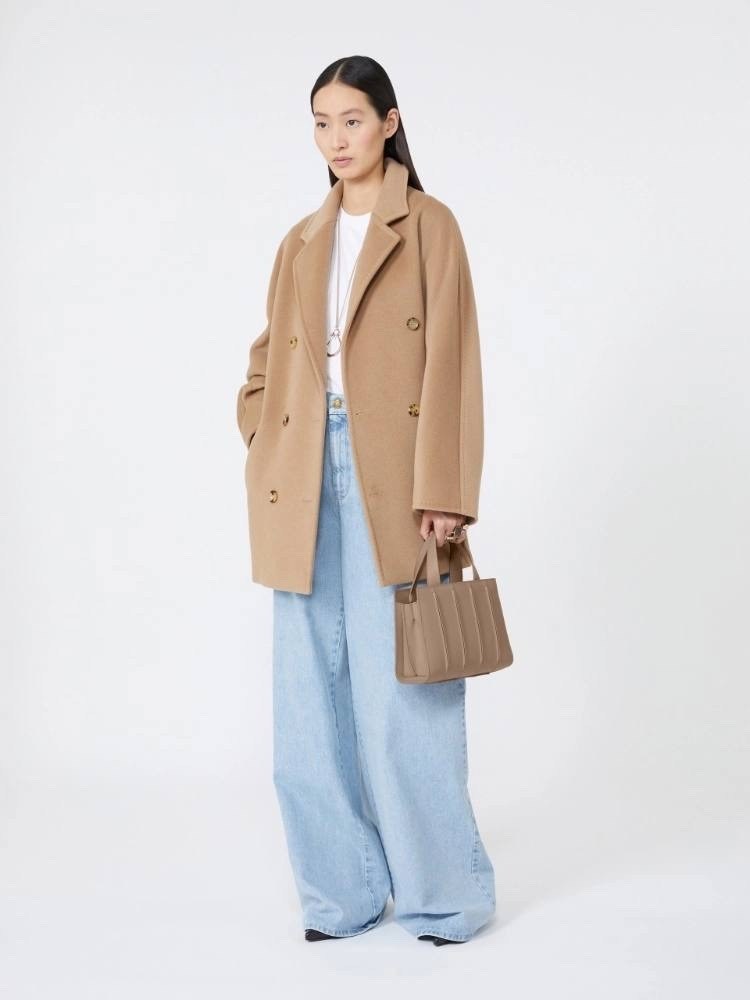 пальто классическое,бежевое пальто,женское пальто,max mara,шерстяное пальто