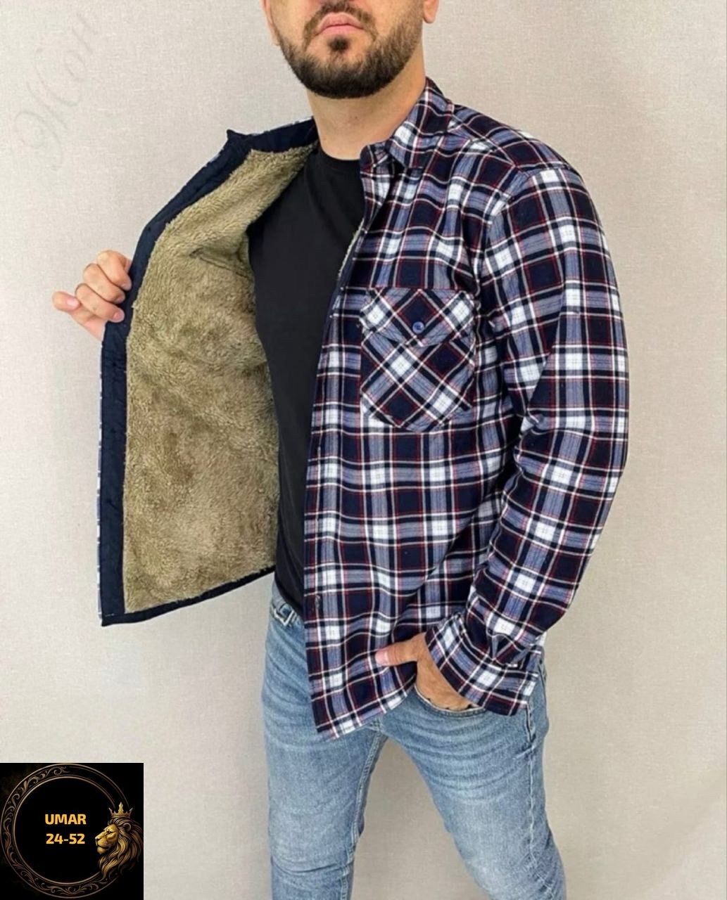 рубашка теплая на флисе,рубашка в клетку теплая h&h fashion,мужская клетчатая рубашка,рубашка теплая мужская,рубашка на меху