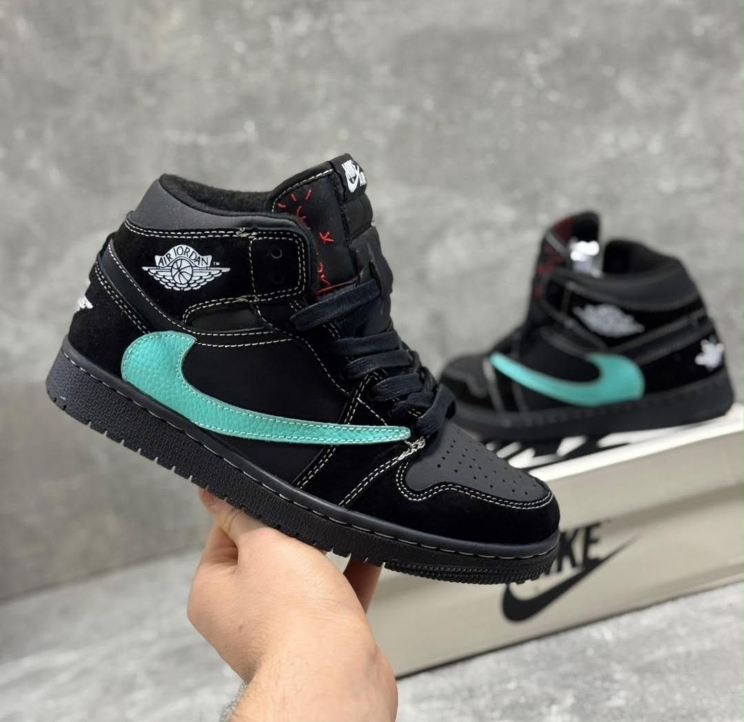 кроссовки nike air jordan 1 x travis scott,мужской кроссовки,кроссовки nike air jordan 1,кроссовки,nike air jordan 1