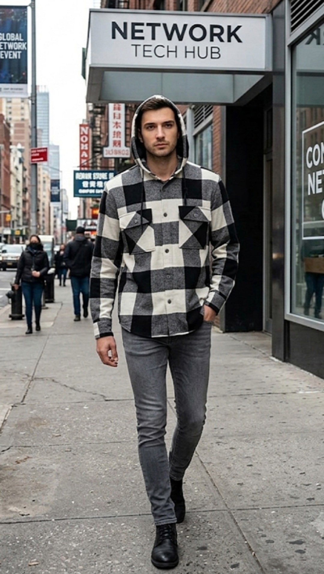 buffalo plaid hoodie mens,buffalo plaid hooded shirt jacket,mens plaid shirt with hood,клетчатая куртка,men's heavy fleece lined sherpa hoodie plaid flannel jacket with hood