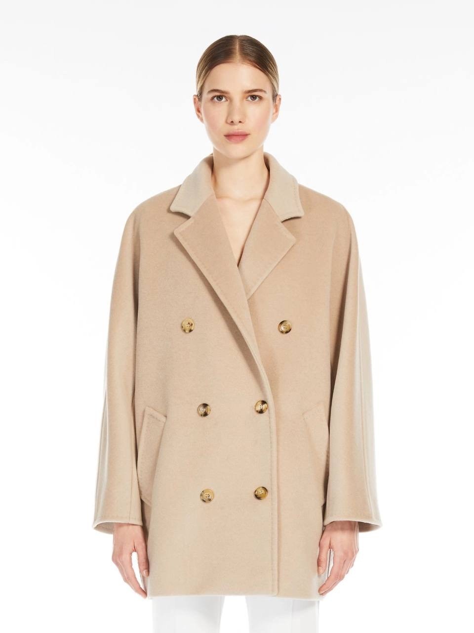 пальто классическое,бежевое пальто,женское пальто,max mara,шерстяное пальто