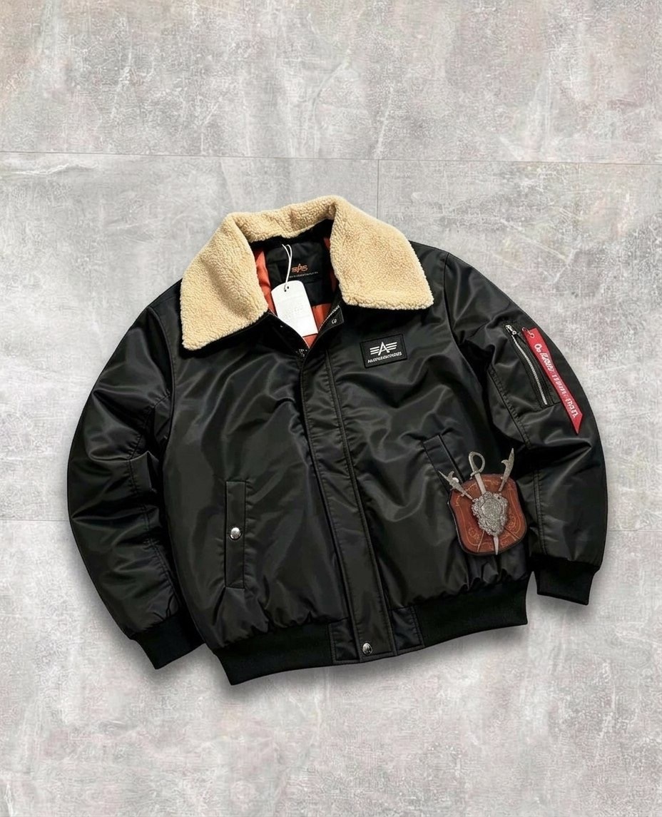 бомбер alpha industries,куртка бомбер,куртка,alpha industries инжектор mod bomber куртка черная,куртка пилот alpha industries injector