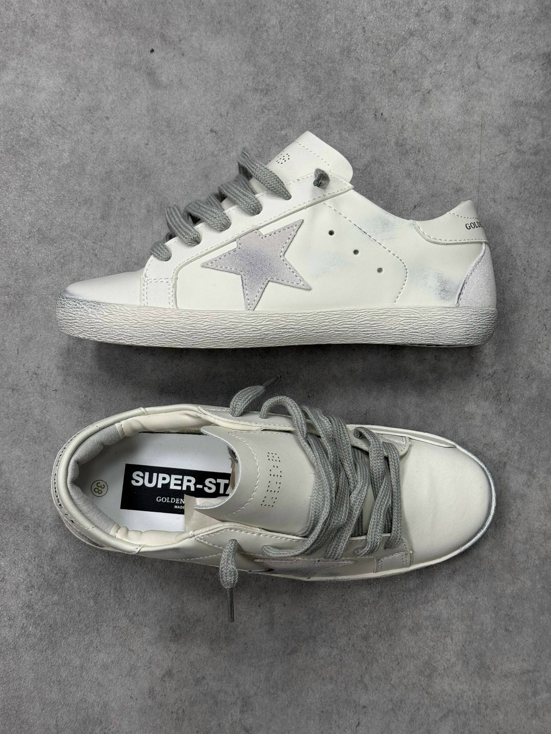 golden goose super-star,кроссовки golden goose,golden goose superstar,женские кроссовки golden goose,golden goose deluxe brand белые кожаные кроссовки super star для женщин