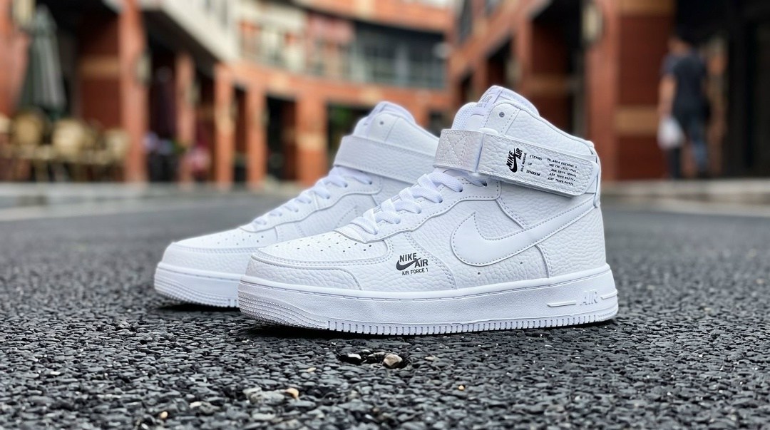 высокие кроссовки,кроссовки,nike air force 1,повседневная ,кроссовки унисекс