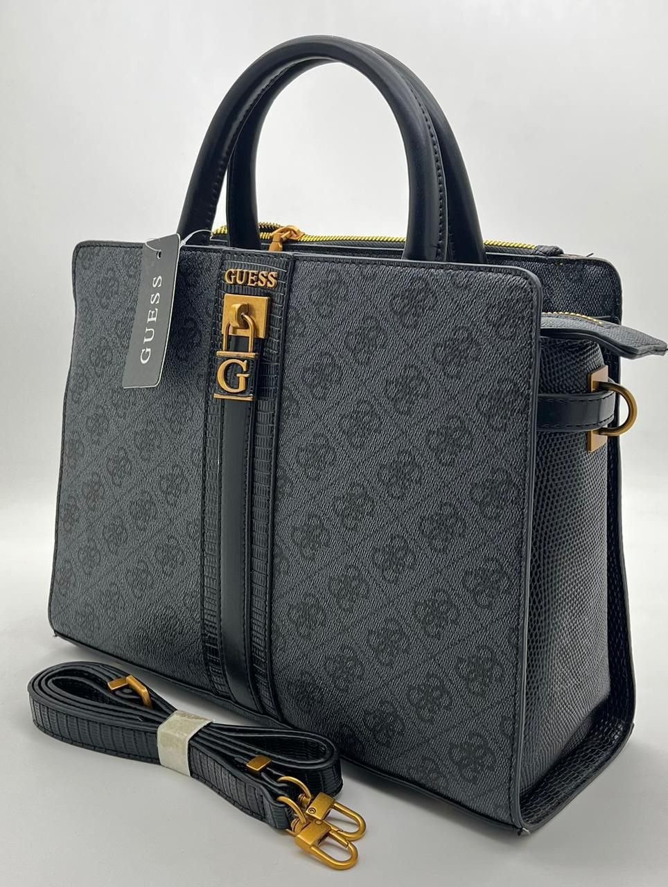 cумка женская guess,сумка женская guess hwsb8675060 темно-серый,сумка guess оригинал,cумка guess,guess сумка тоут