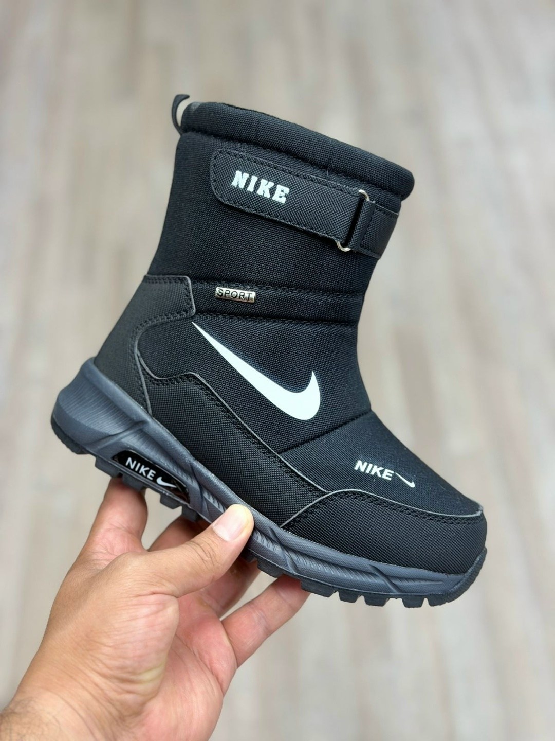 дутики nike арт 5714,дутики nike мужские зимние,дутики nike,мужские дутики 2348-3 темно-синие,зимние сапоги nike