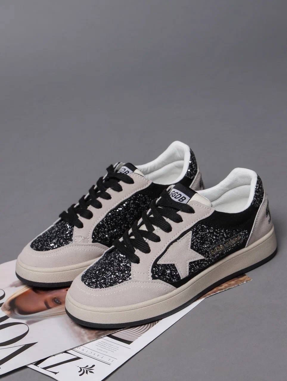 лаковые кроссовки golden goose,кроссовки golden goose с пайетками на платформе,голден гус кеды черные,кеды golden goose,