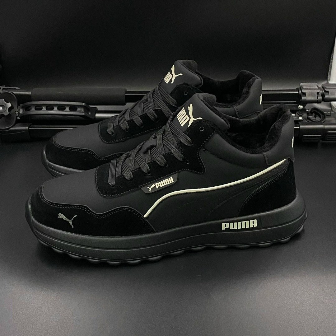 зимние кроссовки мужские "puma",мужские зимние кроссовки с мехом puma,мужские кроссовки puma,кроссовки puma зимние,мужские зимние кроссовки