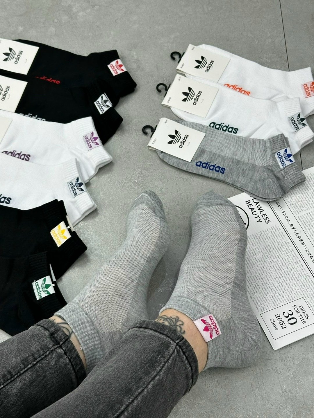 носки женские 10 пар,носки женские,носки подростковая,носки женские adidas,комплект носки женские