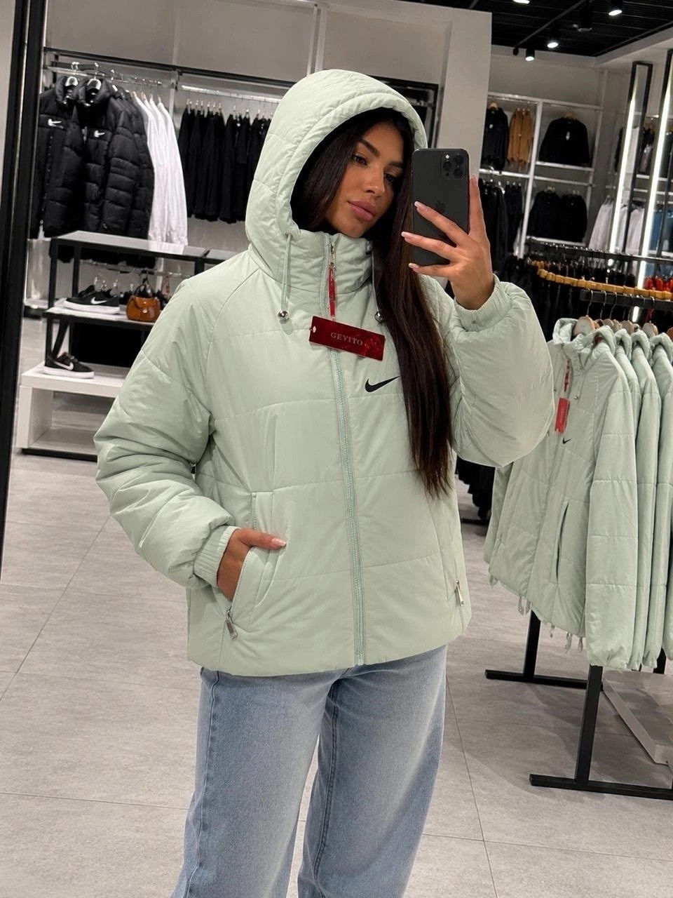 женская куртка nike,куртка женская,куртка оверсайз,куртка,зимняя куртка nike