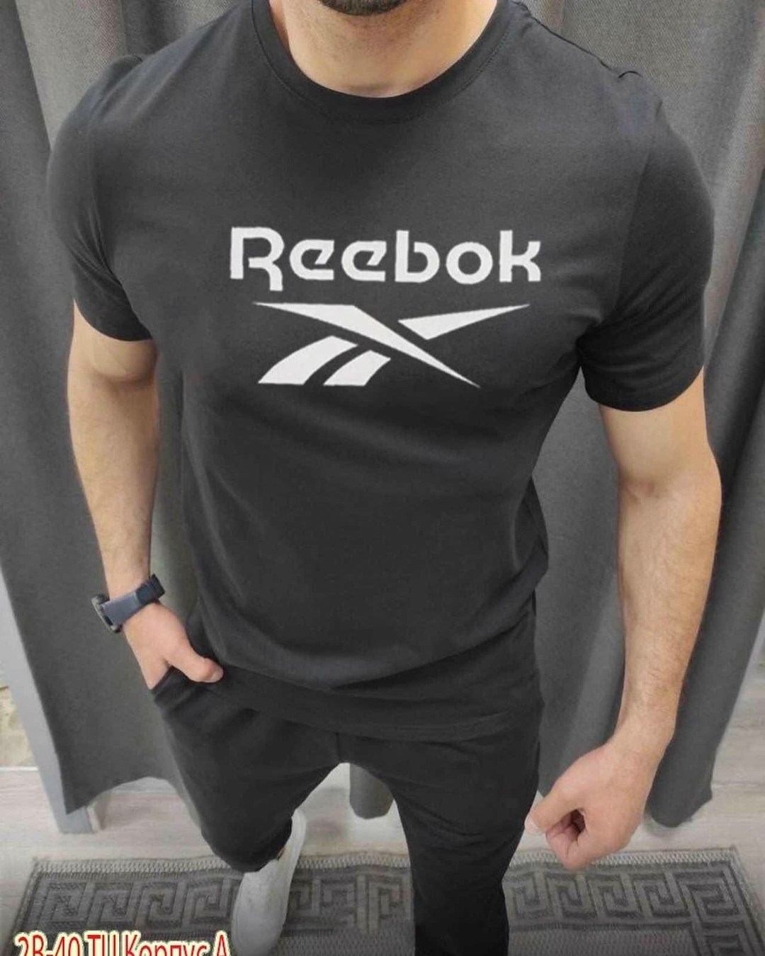 футболка мужская reebok,футболка reebok,футболки мужские,футболка reebok красная,красная футболка мужская