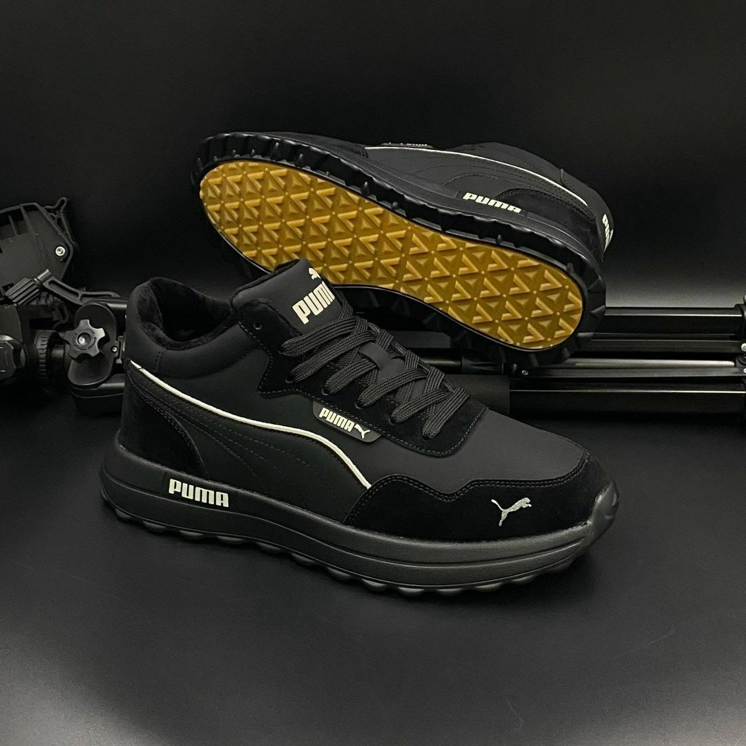 зимние кроссовки мужские "puma",мужские зимние кроссовки с мехом puma,мужские кроссовки puma,кроссовки puma зимние,мужские зимние кроссовки